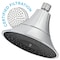 Brondell VivaSpring Certified Filtered Showerhead in Chrome with Obsidian Face FSH25-CB - alternate 1